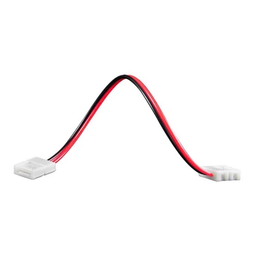 Conector angular bifacial flexible para tiras LED de 2 pines 8 mm