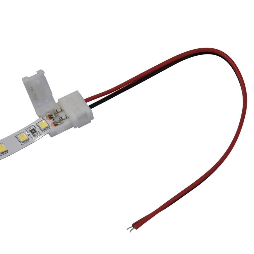 Conector flexible de un solo lado para tiras LED de 2 pines de 8 mm