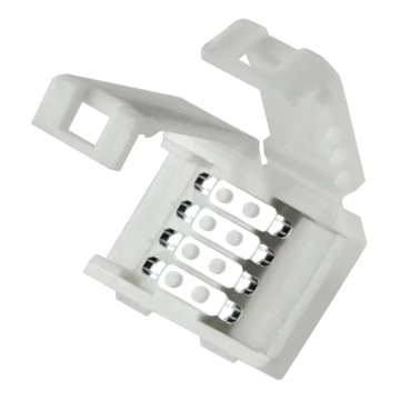 Conector para tira LED RGB de 4 pines y 10 mm