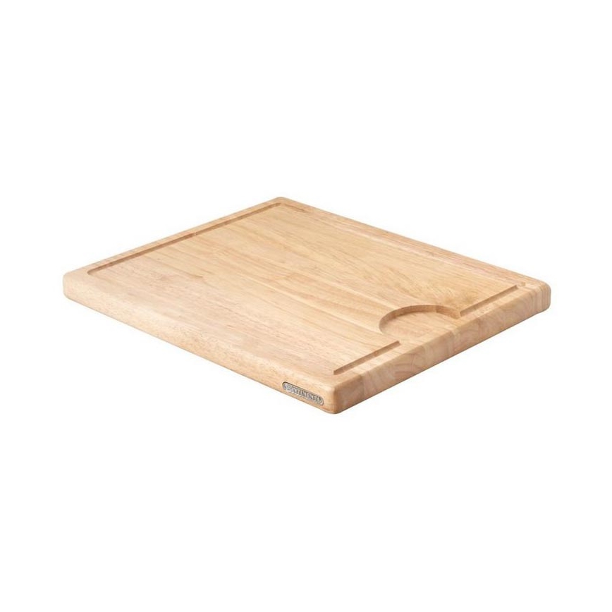 Continenta C3233 - Tabla de cortar de cocina 37x29 cm madera de caucho