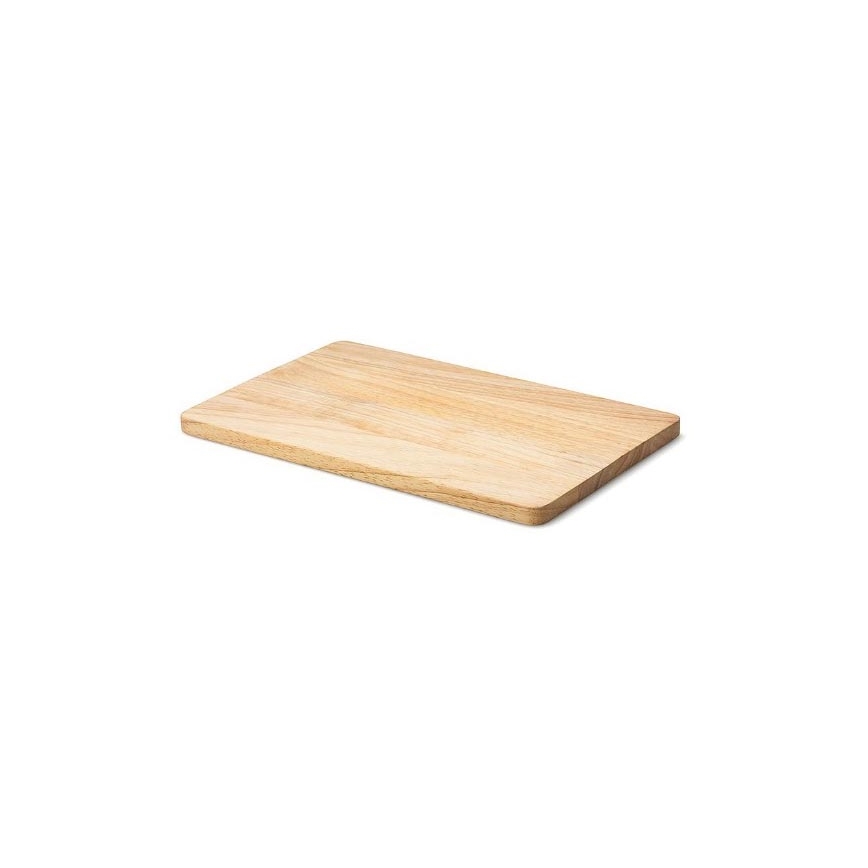 Continenta C3256 - Tabla de cortar de cocina 34x22 cm madera de caucho