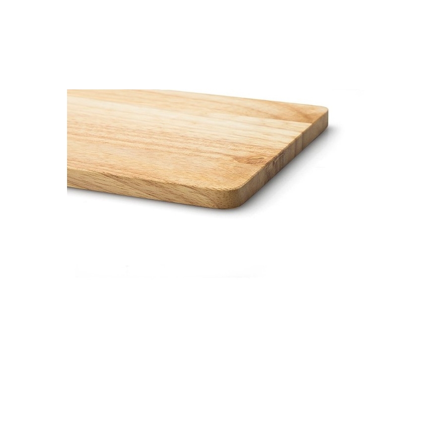 Continenta C3256 - Tabla de cortar de cocina 34x22 cm madera de caucho