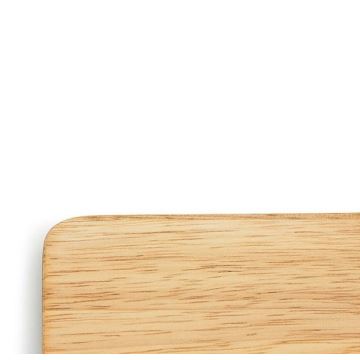 Continenta C3256 - Tabla de cortar de cocina 34x22 cm madera de caucho