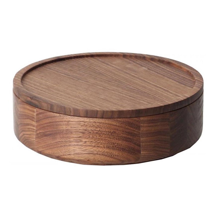 Continenta C4271 - Caja de madera de 19x6 cm madera de nogal