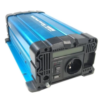 Convertidor de tensión 1000W/12/230V