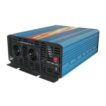 Convertidor de tensión 2000W/12/230V