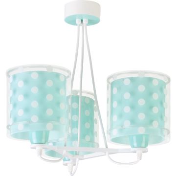 Dalber 41007H - Lámpara colgante infantil DOTS 3xE27/60W/230V