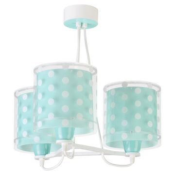 Dalber 41007H - Lámpara colgante infantil DOTS 3xE27/60W/230V