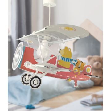 Dalber 54572 - Lámpara colgante infantil LITTLE TEDDY 1xE27/15W/230V