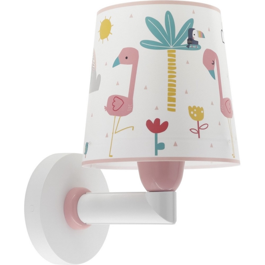 Dalber 82469 - Aplique infantil FLAMINGO 1xE27/15W/230V