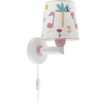 Dalber 82469 - Aplique infantil FLAMINGO 1xE27/15W/230V