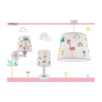 Dalber 82469 - Aplique infantil FLAMINGO 1xE27/15W/230V