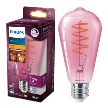 DECO Bombilla LED regulable Philips ST64 E27/4,5W/230V 1800K