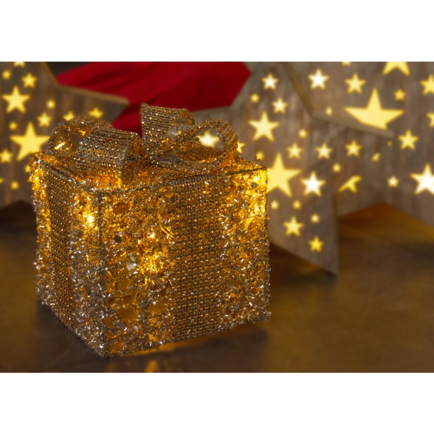 Decoración LED de Navidad LED/2xAA regalo