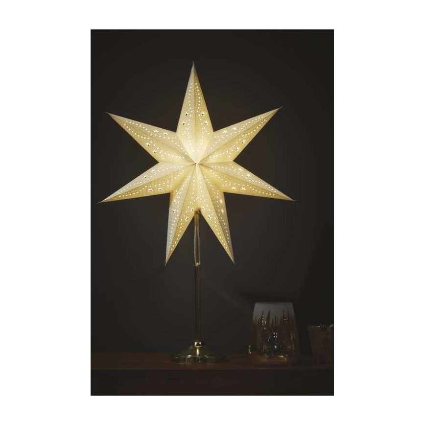 Decoración navideña 1xE14/25W/230V diámetro 45 cm dorado