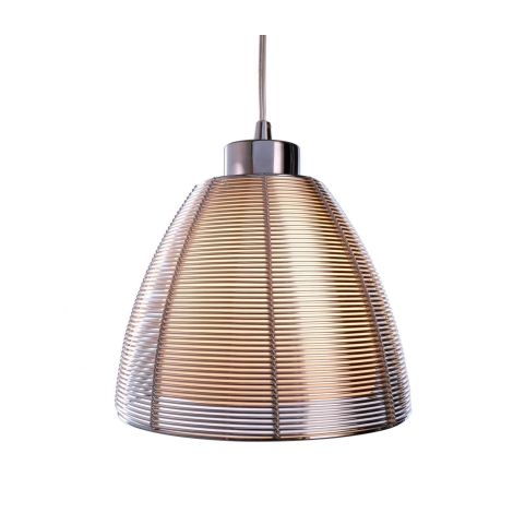 Deko-Light 342025 - Lámpara colgante FILO 1xE27/60W/230V diá. 19 cm plata