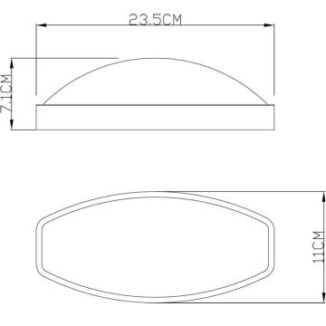 Deko-Light 731092 - Aplique LED para exterior ERIDANI LED/13W/230V IP44 antracita