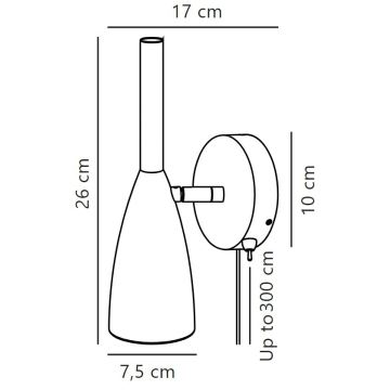 DFTP by Nordlux - Foco de pared PURE 1xGU10/8W/230V blanco