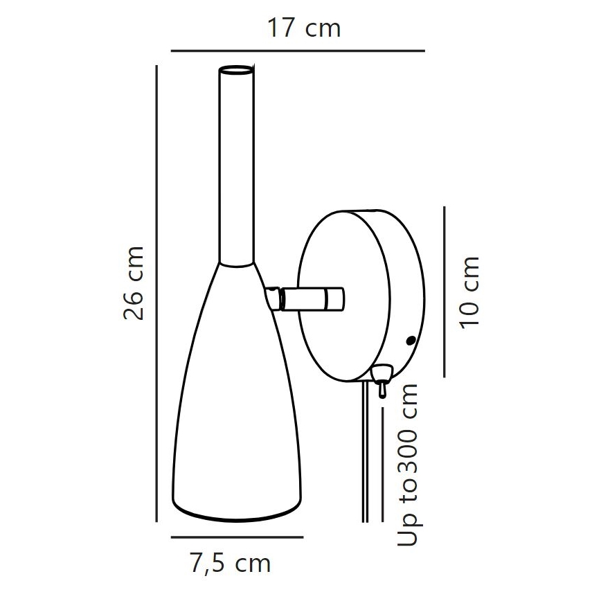 DFTP by Nordlux - Foco de pared PURE 1xGU10/8W/230V blanco