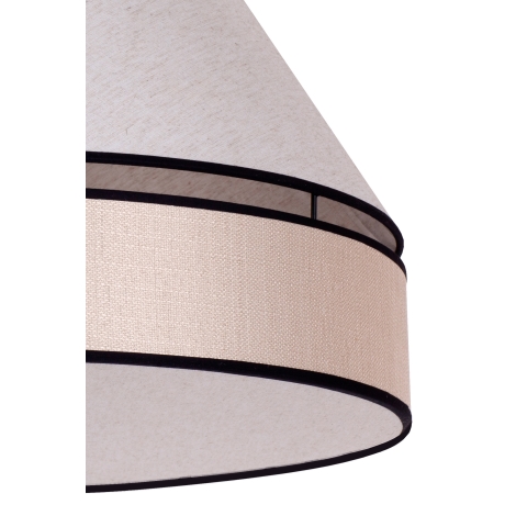 Duolla - Lámpara colgante AVIGNON 1xE27/15W/230V diá. 50 cm beige