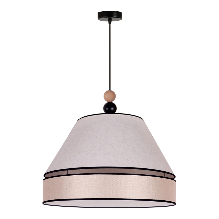 Duolla - Lámpara colgante AVIGNON 1xE27/15W/230V diá. 60 cm beige