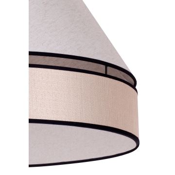 Duolla - Lámpara colgante AVIGNON 1xE27/15W/230V diá. 60 cm beige