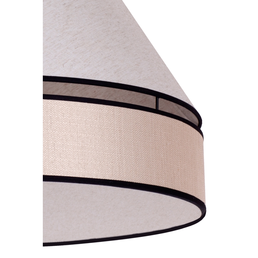 Duolla - Lámpara colgante AVIGNON 1xE27/15W/230V diá. 60 cm beige