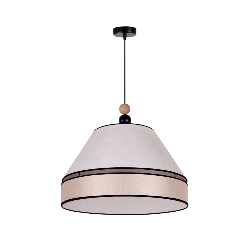 Duolla - Lámpara colgante AVIGNON 1xE27/15W/230V diá. 60 cm beige