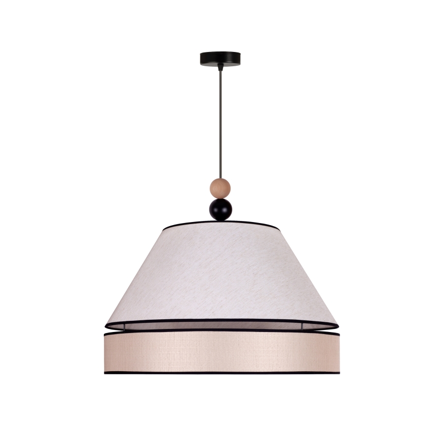 Duolla - Lámpara colgante AVIGNON 1xE27/15W/230V diá. 60 cm beige