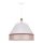 Duolla - Lámpara colgante AVIGNON 1xE27/15W/230V diá. 60 cm blanco/beige