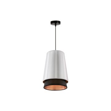 Duolla - Lámpara colgante BELL SHINY 1xE27/15W/230V plata/negro