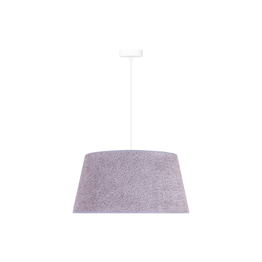 Duolla - Lámpara colgante BOUCLE 1xE27/15W/230V diá. 50 cm gris