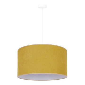 Duolla - Lámpara colgante BRISTOL 1xE27/15W/230V amarillo/blanco