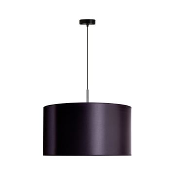 Duolla - Lámpara colgante CANNES 1xE27/15W/230V diá. 45 cm negro/plata