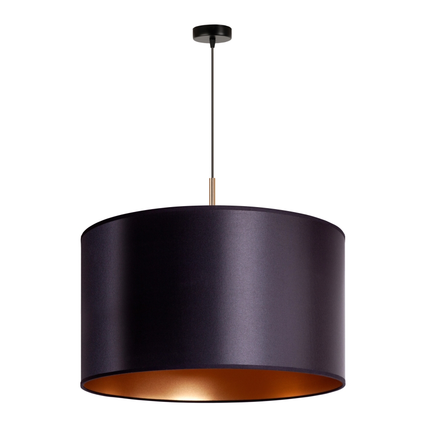 Duolla - Lámpara colgante CANNES 1xE27/15W/230V diá. 50 cm negro/cobre