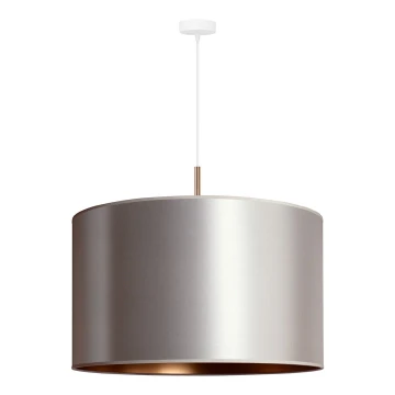 Duolla - Lámpara colgante CANNES 1xE27/15W/230V diá. 50 cm plata/cobre