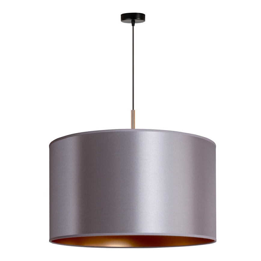 Duolla - Lámpara colgante CANNES 1xE27/15W/230V diá. 50 cm plata/cobre