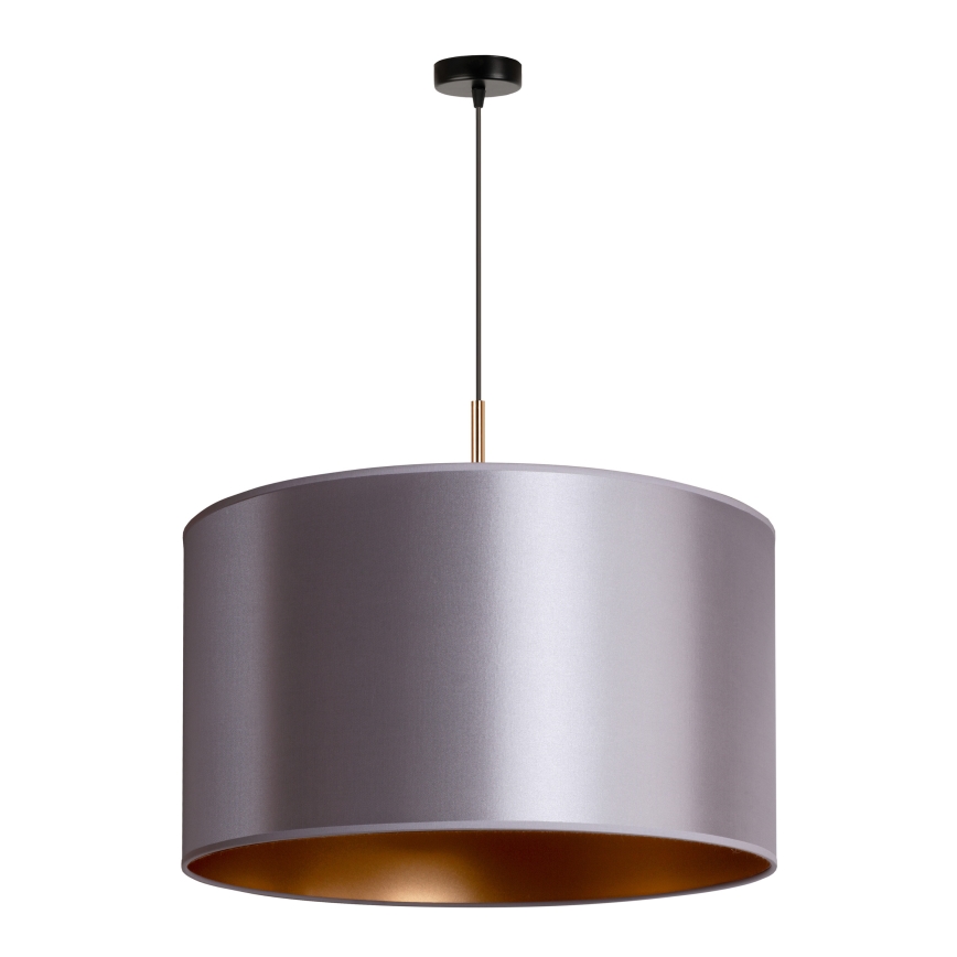 Duolla - Lámpara colgante CANNES 1xE27/15W/230V diá. 50 cm plata/cobre