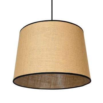 Duolla - Lámpara colgante CONE 1xE27/15W/230V marrón/negro