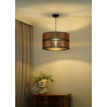 Duolla - Lámpara colgante COPPER SHINY 1xE27/15W/230V cobre/negro