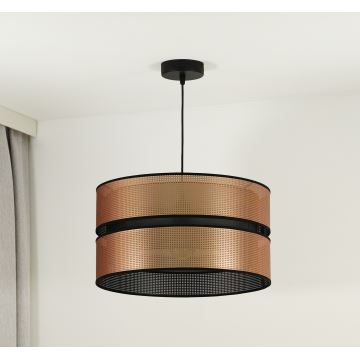 Duolla - Lámpara colgante COPPER SHINY 1xE27/15W/230V cobre/negro