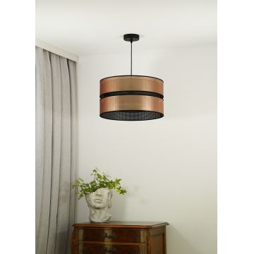 Duolla - Lámpara colgante COPPER SHINY 1xE27/15W/230V cobre/negro