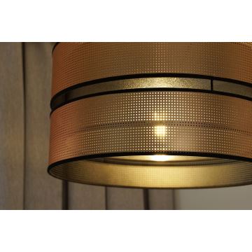 Duolla - Lámpara colgante COPPER SHINY 1xE27/15W/230V cobre/negro