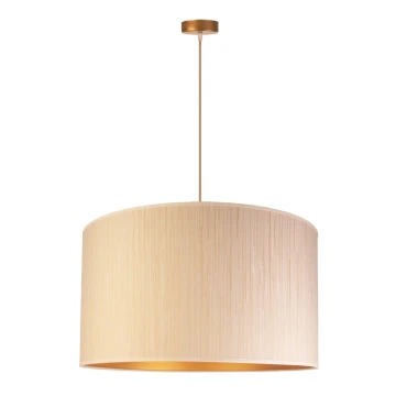 Duolla - Lámpara colgante ESSEX 1xE27/40W/230V beige/dorado