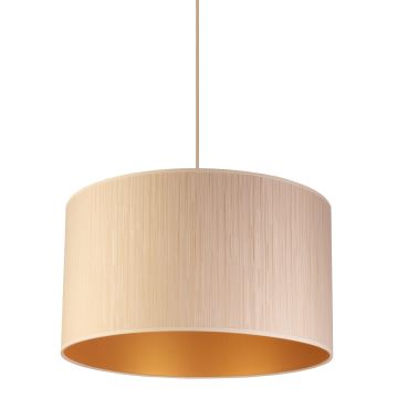 Duolla - Lámpara colgante ESSEX 1xE27/40W/230V beige/dorado