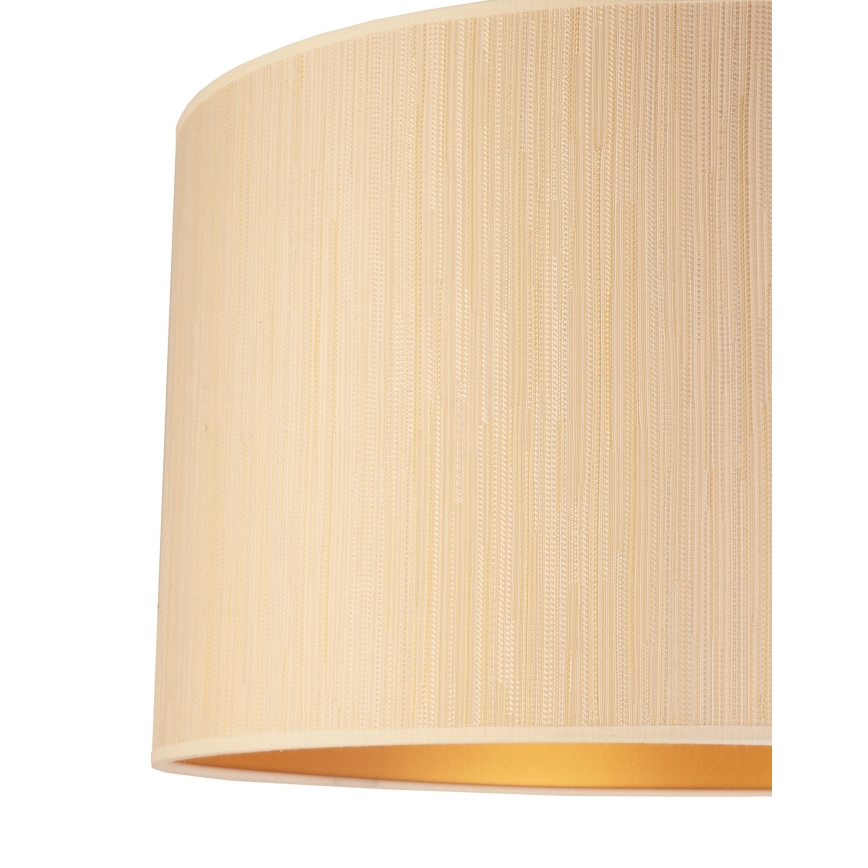 Duolla - Lámpara colgante ESSEX 1xE27/40W/230V beige/dorado