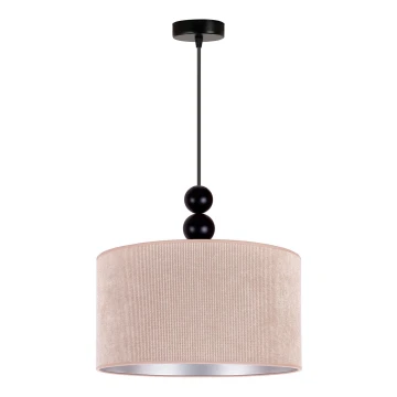 Duolla - Lámpara colgante LYON 1xE27/15W/230V beige