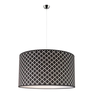 Duolla - Lámpara colgante MARRUECOS 1xE27/40W/230V negro/blanco