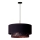 Duolla - Lámpara colgante NANTES 1xE27/15W/230V diá. 45 cm negro/cobre