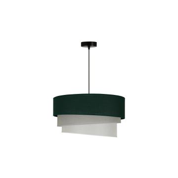 Duolla - Lámpara colgante TRIO 1xE27/15W/230V verde/gris/blanco